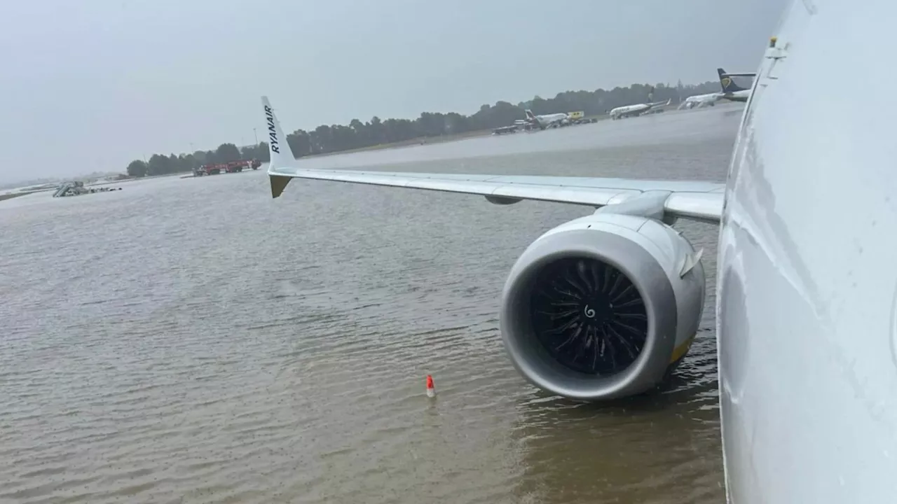 Majorca flood chaos as weather warning issued for MORE RAIN after Palma airport left swamped & flights...