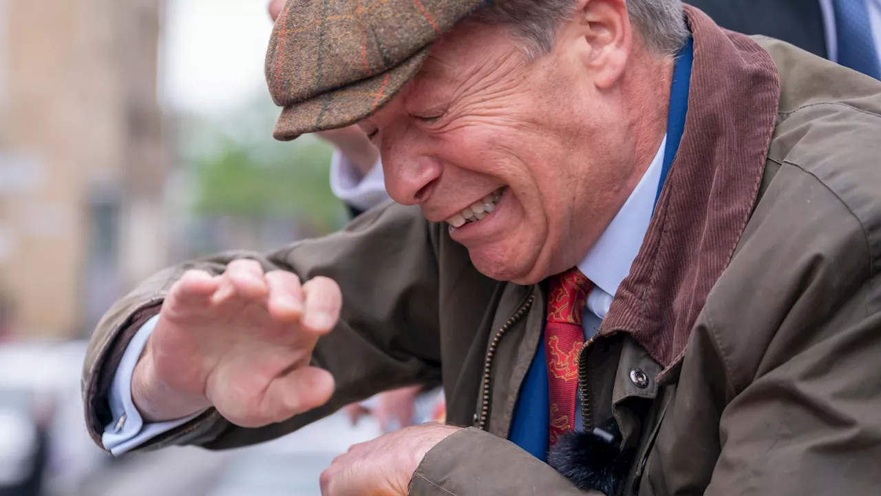 Nigel Farage offered extra private security by Home Office after being pelted by milkshake & objects in...