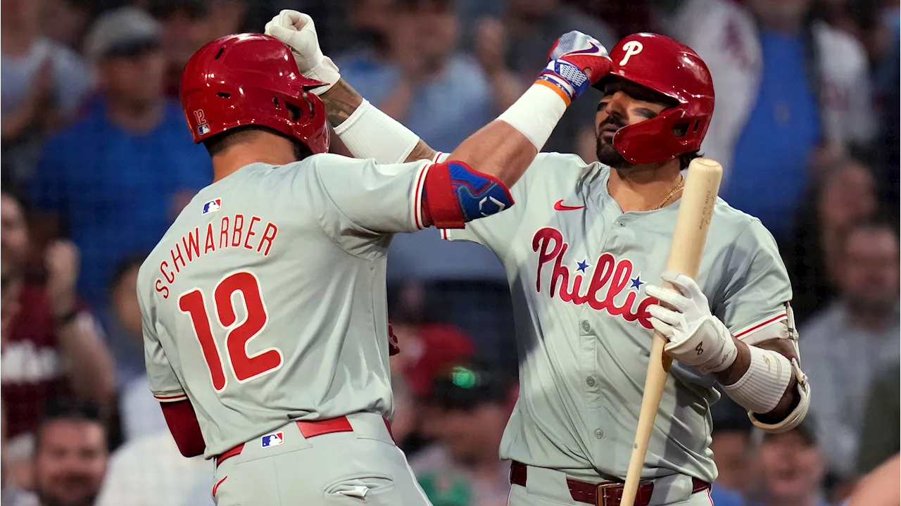 Schwarber, Wheeler dominate in Phillies win over Red Sox