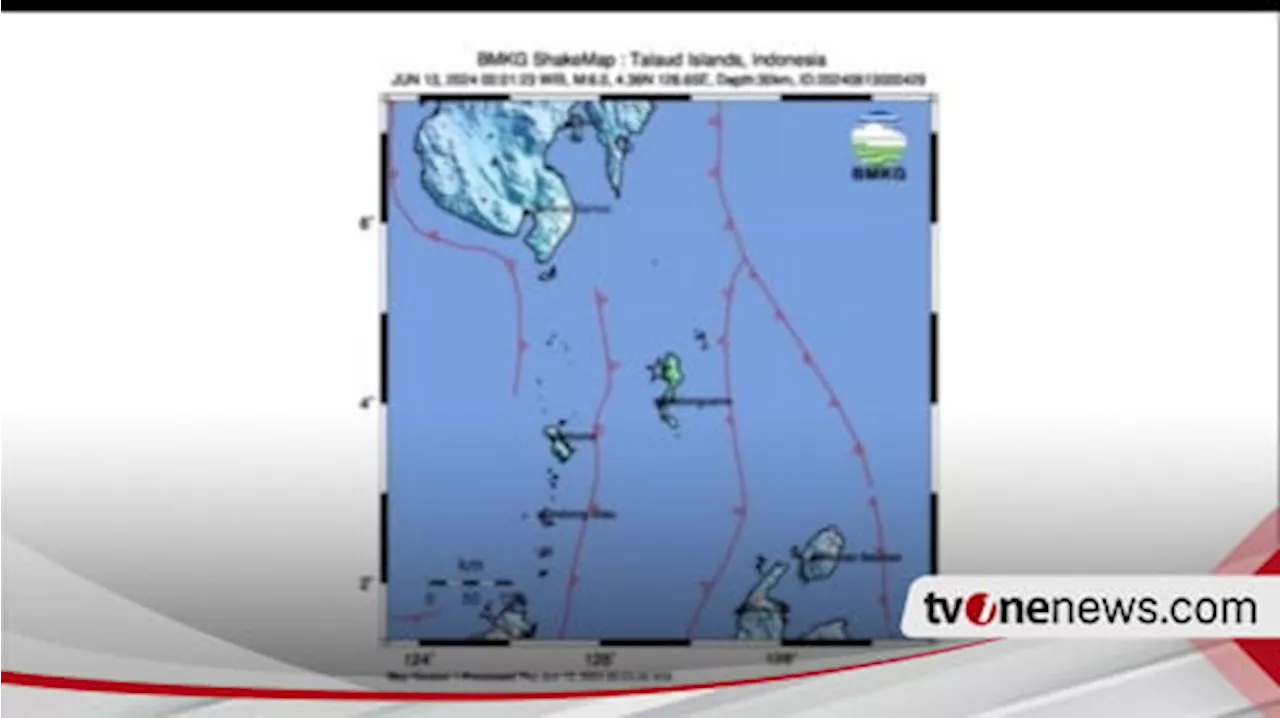 Gempa Berkekuatan 6 Magnitudo Guncang Sulawesi Utara, BMKG Sebut Tak Berpotensi Tsunami