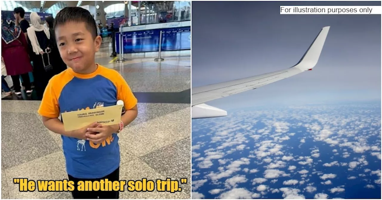 Brave 9yo M'sian Kid Takes Flight from KL to Kuching Alone Because His Parents Couldn't Teman Him