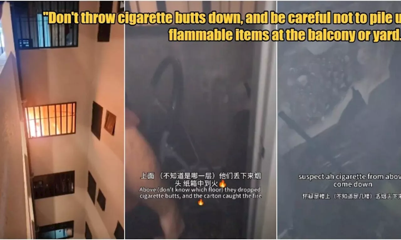 KL Condo Unit Goes Up in Flames After a Resident Allegedly Threw Their Cigarette Butt from Above