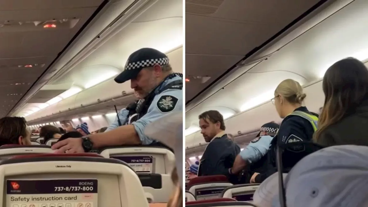 Man arrested on board Virgin Australia flight at Melbourne Airport