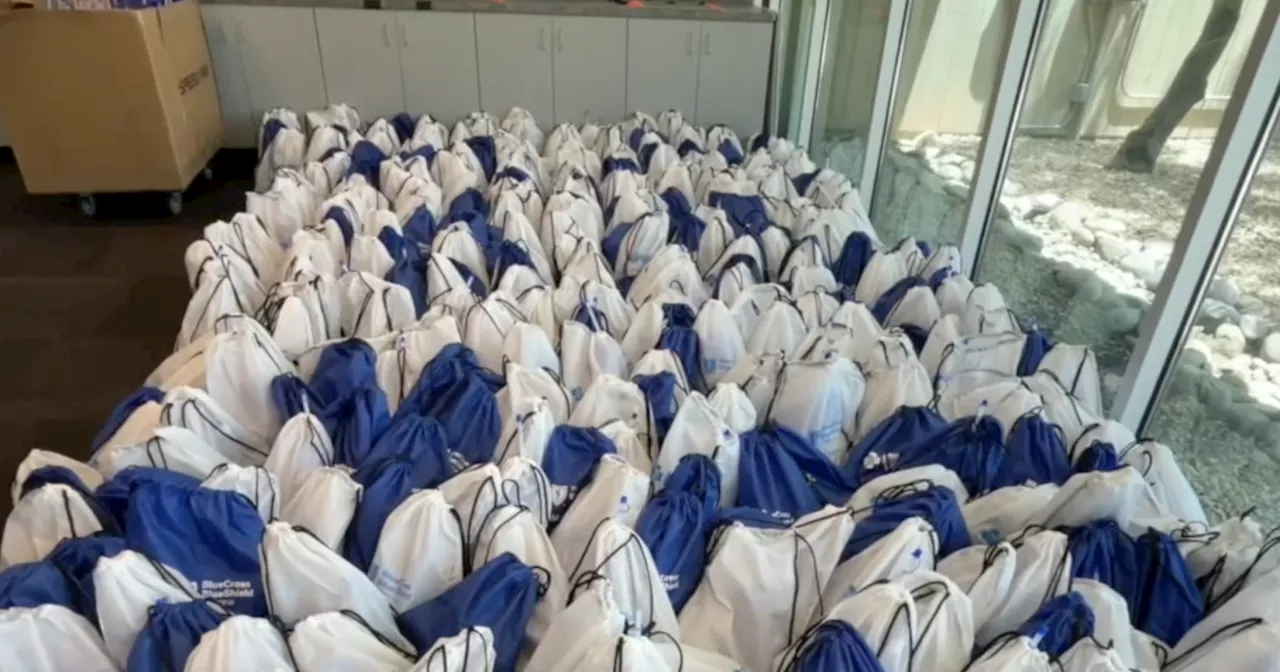 WATCH: Blue Cross Blue Shield of Arizona employees creating heat relief kits