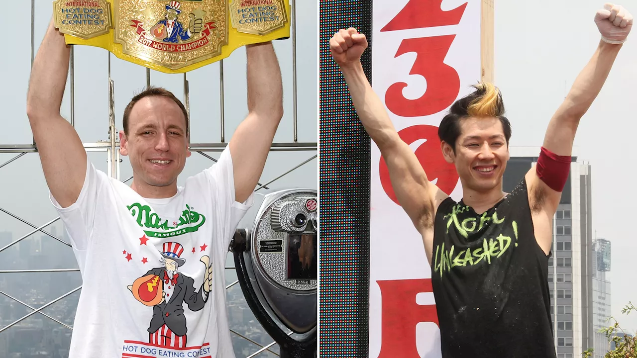 Joey Chestnut, Takeru Kobayashi to face off in Labor Day hot dog eating contest