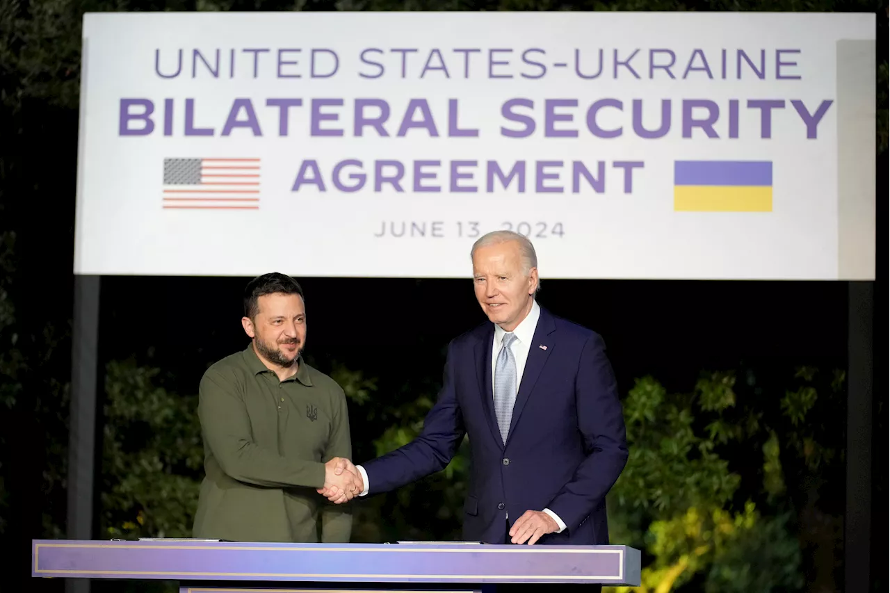 Biden, Zelenskyy Sign Ukraine Security Deal as G7 Pledges $50 Billion Loan