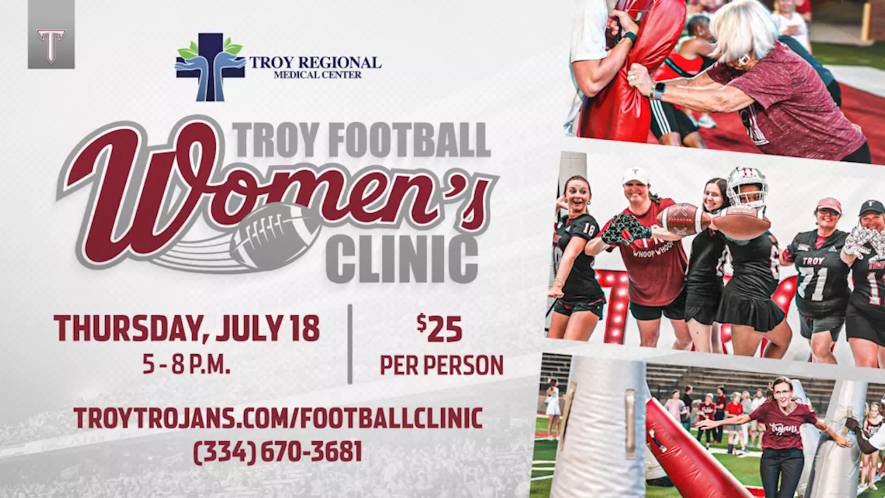 Troy hosts 12th Annual Football Women's Clinic