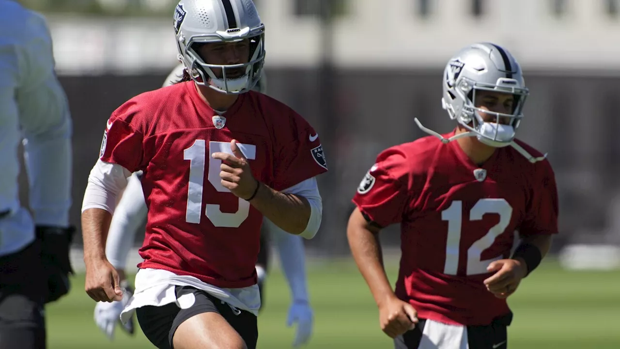 Raiders end minicamp with questions at quarterback, offensive line and cornerback