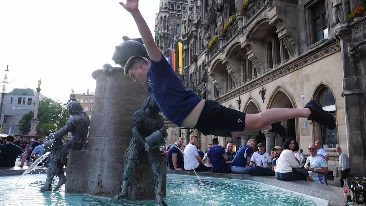 Schotten feiern schon in München