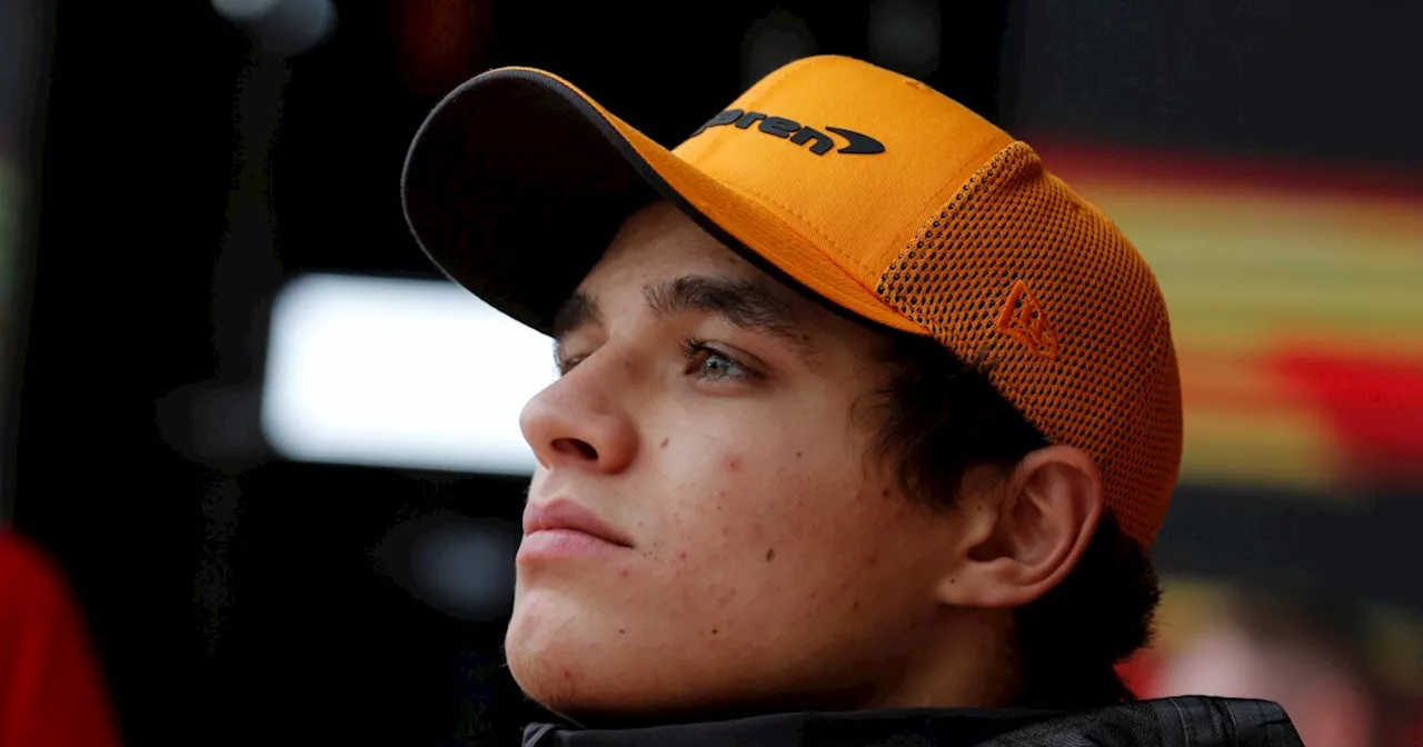 Lando Norris se burla del momento que atraviesa Checo Pérez