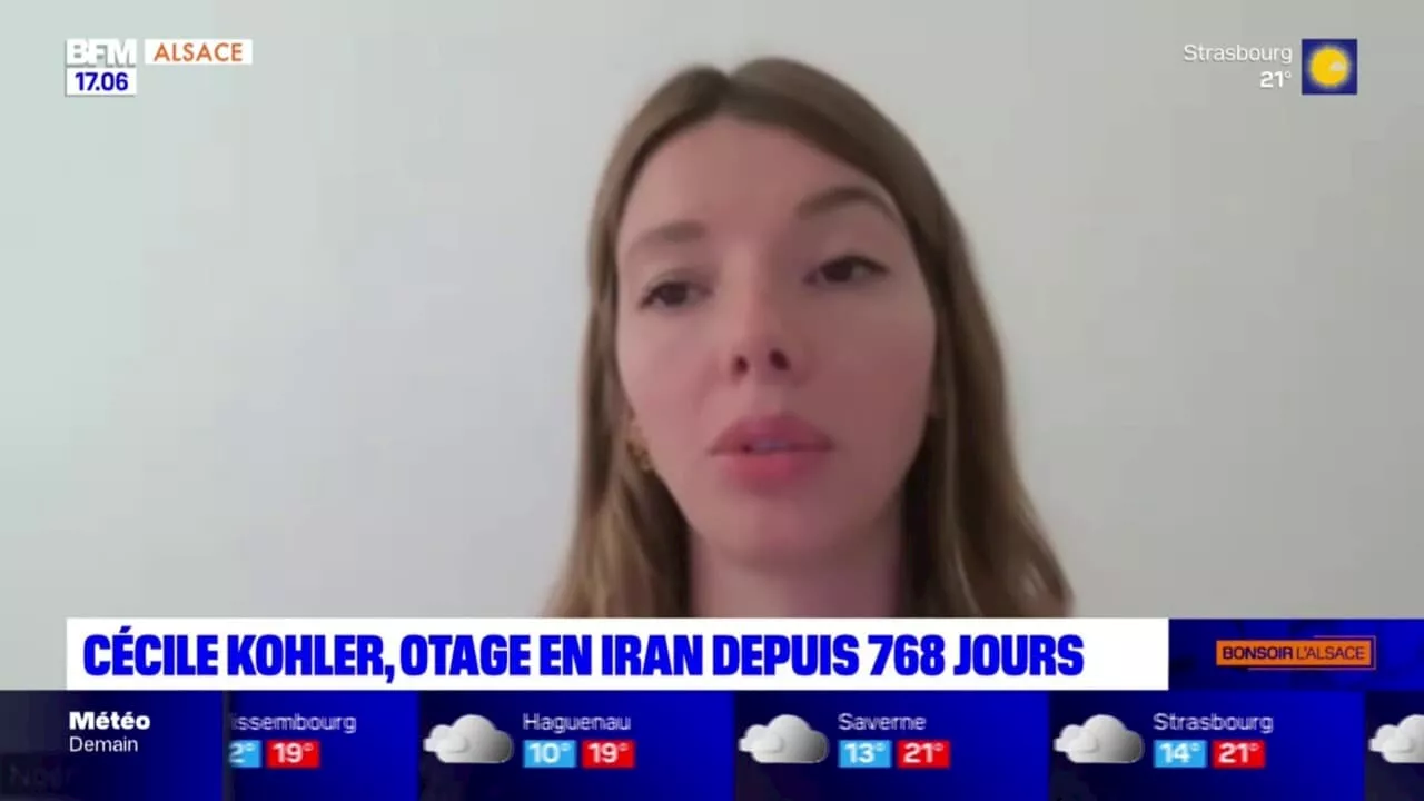 La sœur de Cécile Kohler s'exprime après la libération d'un otage en Iran