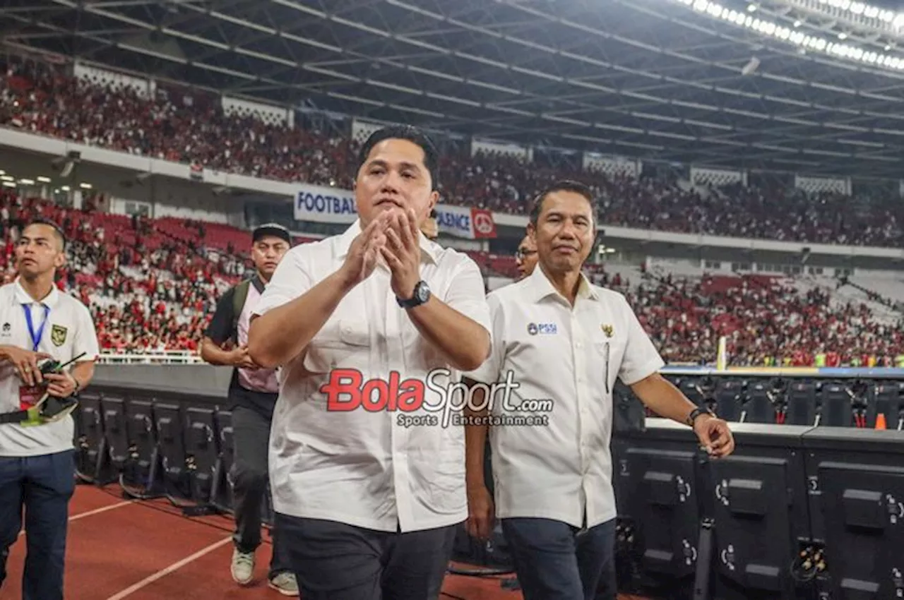 Erick Thohir Kumpulkan Exco PSSI dan Pengelola Liga usai Timnas Indonesia Lolos Putaran 3, Apa yang Dibahas?