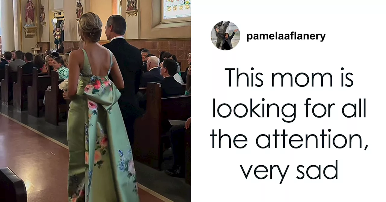 Mother-Of-The-Bride Accused Of “Trying To Upstage Her Daughter” After Dress Goes “Mega Viral”