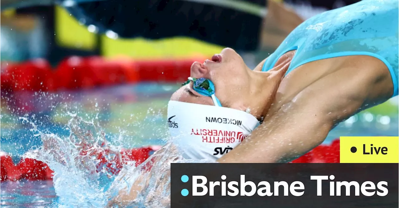 Australian swimming trials 2024 LIVE: McKeown just shy of own world record in 200m backstroke win