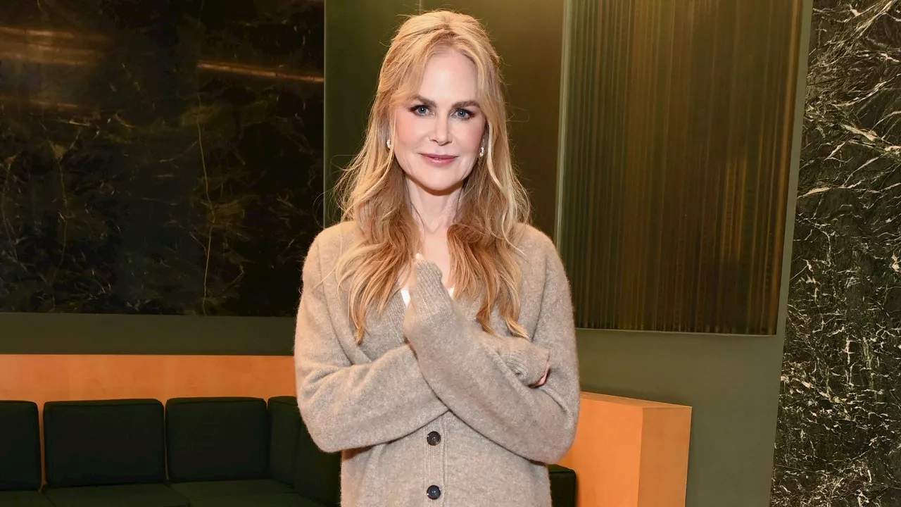 Nicole Kidman Radiates Rich Mom Energy In Cashmere Separates