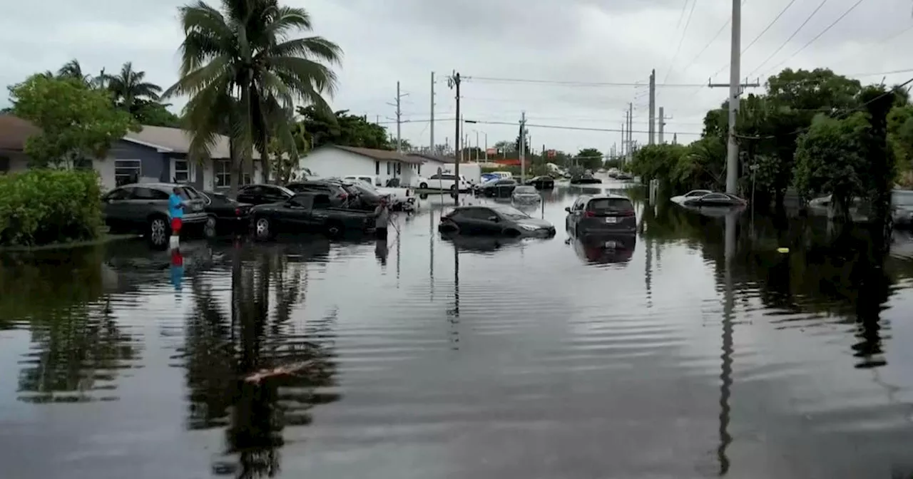 Maps and photos show massive rainfall in Florida as flooded communities face ongoing downpours