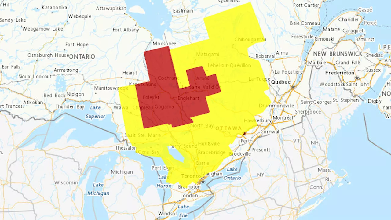 Three tornado warnings in Ontario and Quebec amid severe thunderstorms