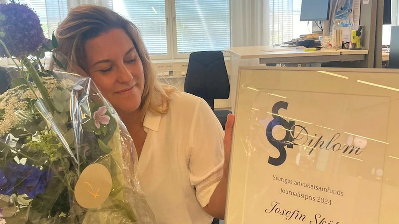 DN:s Josefin Sköld får Advokatsamfundets journalistpris