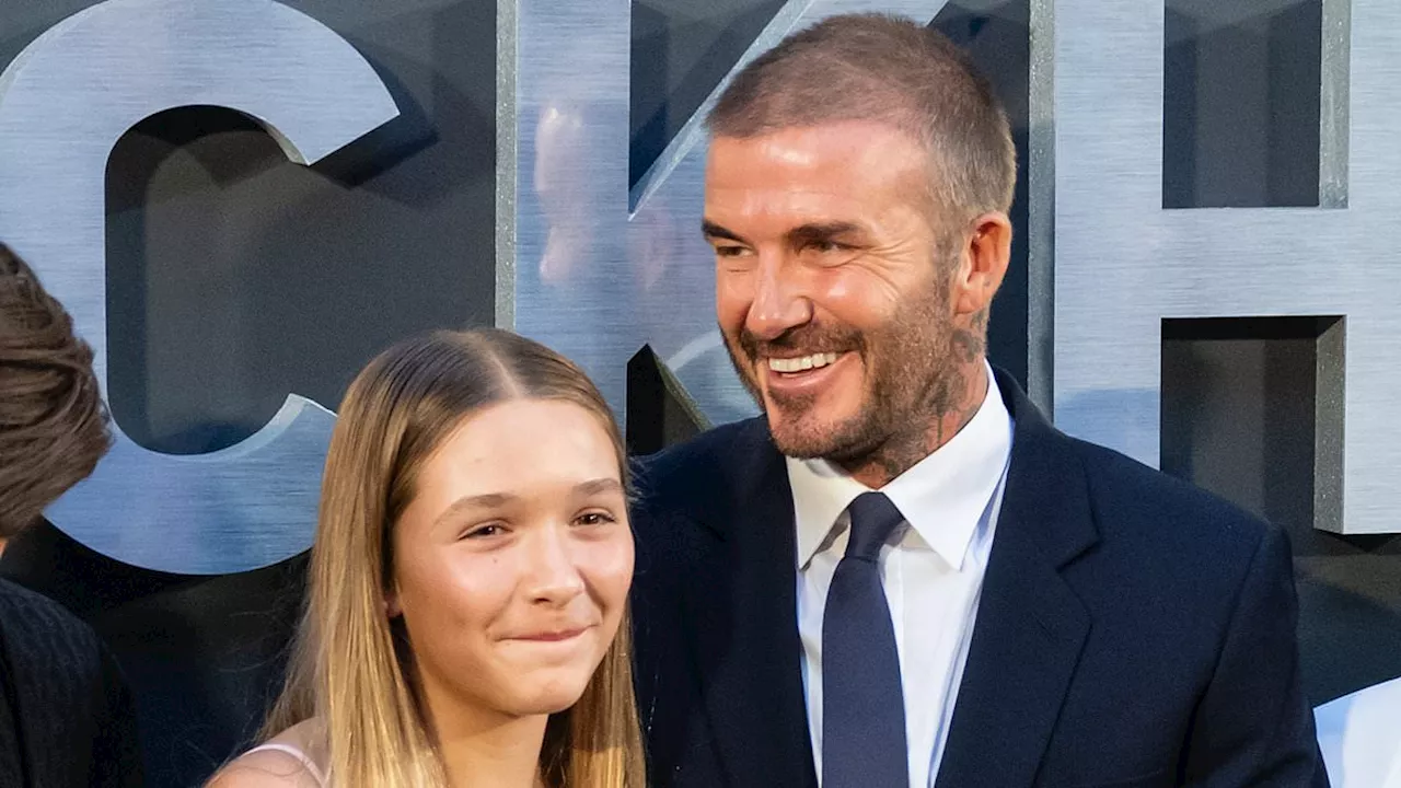 David Beckham shares the concerns he had around his daughter Harper, 12, watching his tell-all...