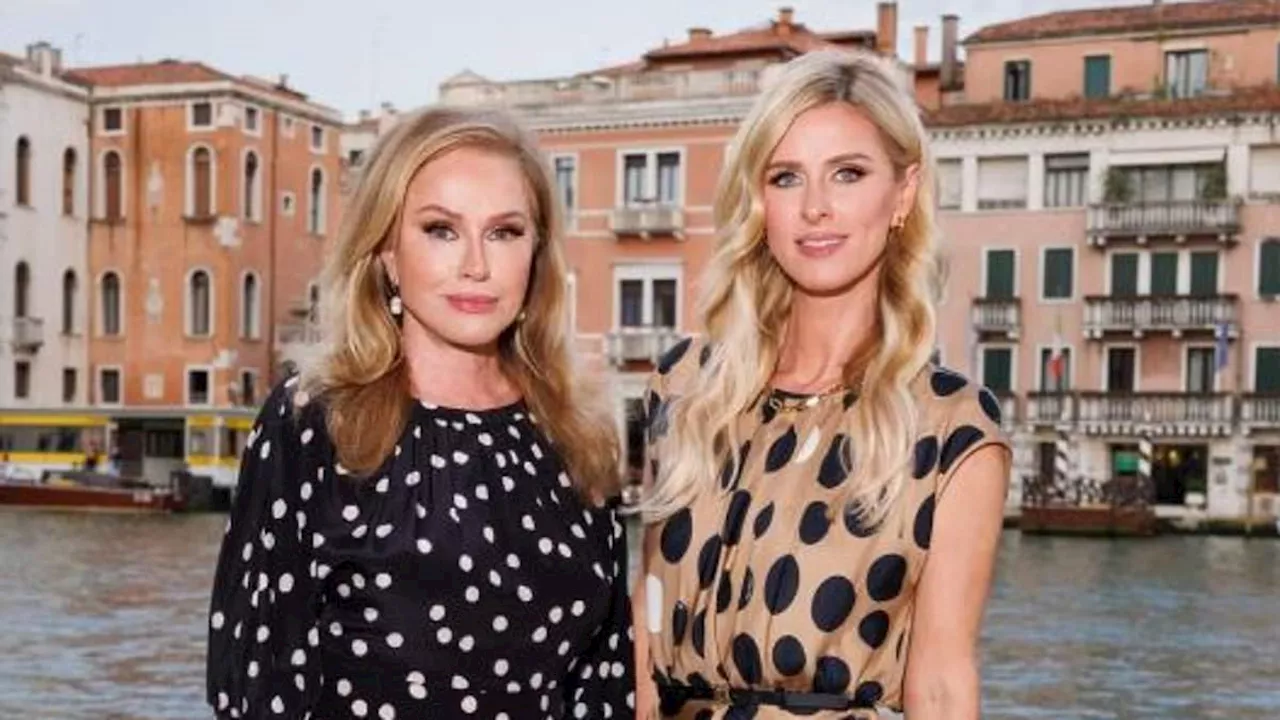 Nicky Hilton the billionaire enjoys a VERY luxurious trip to Italy with her mother Kathy as they are...