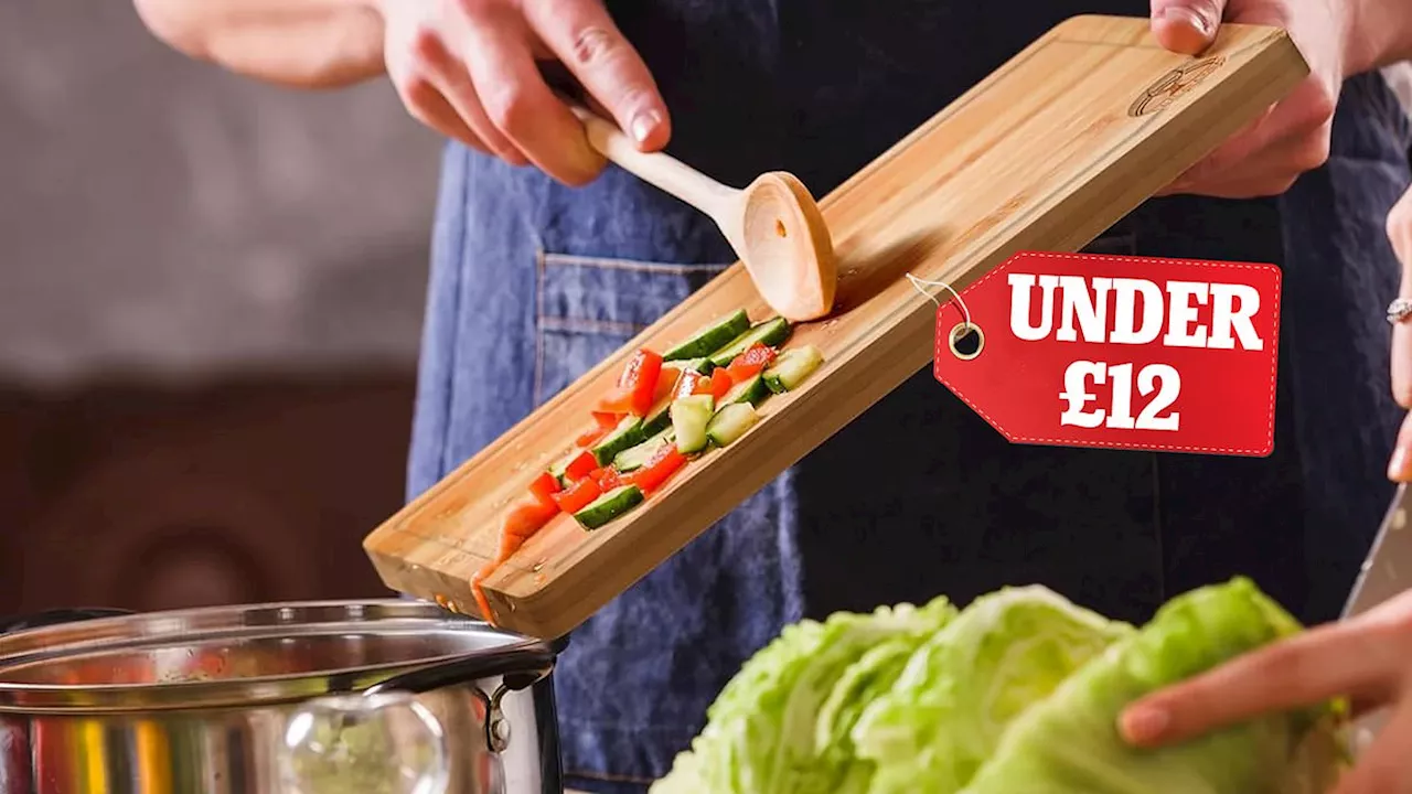 Thousands of Amazon shoppers praise 'superior quality' bamboo chopping board that's less than £12:...