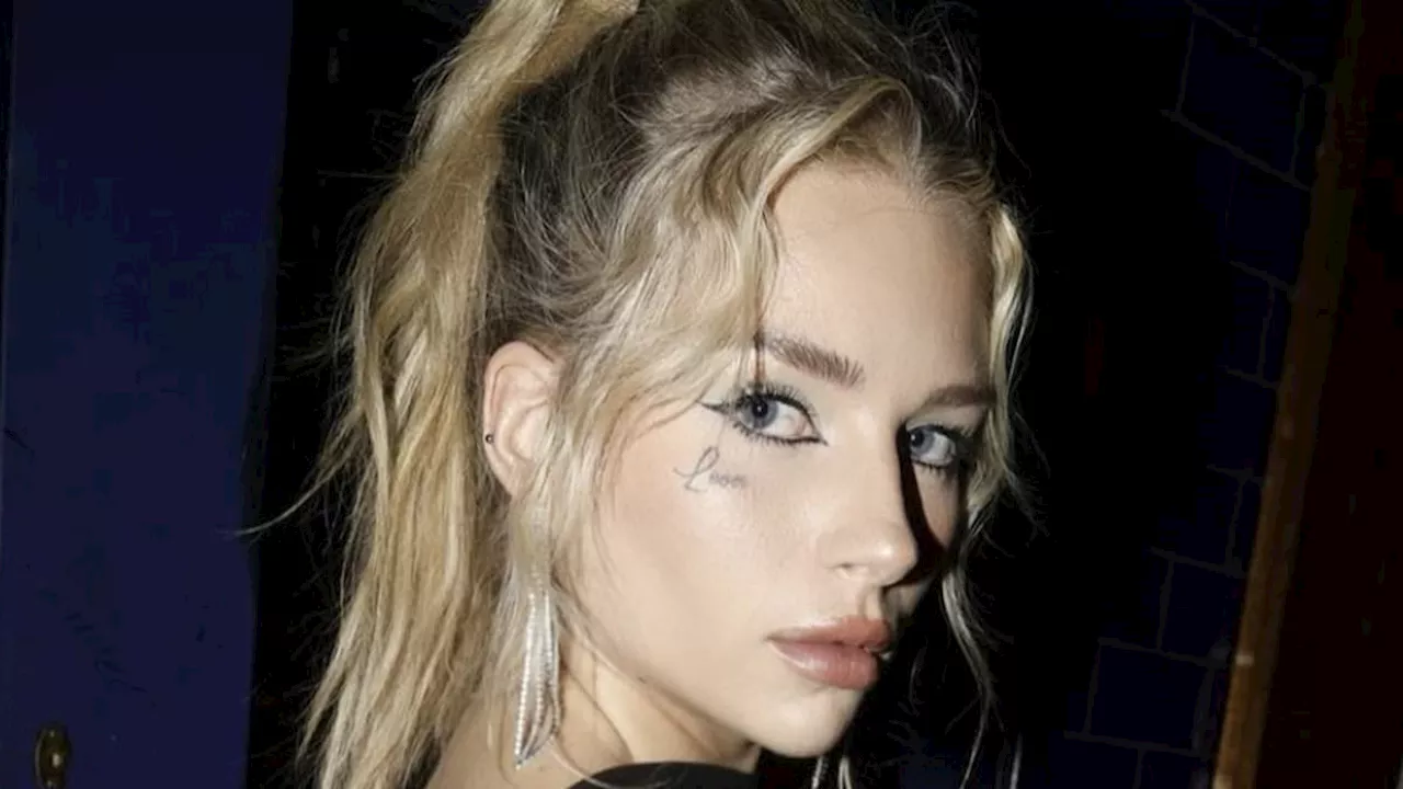 Lottie Moss has face tattoo removed after getting inking while drunk