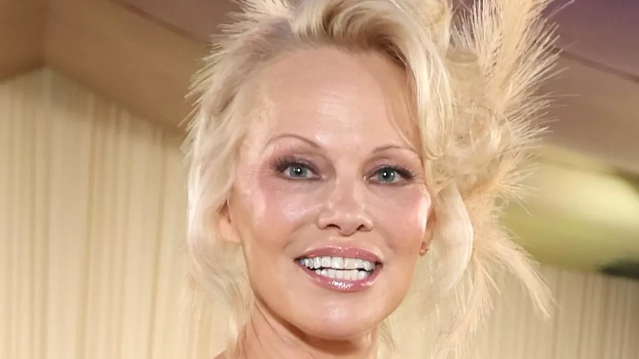 Pamela Anderson, 56, goes makeup-free as she showcases her skincare routine to celebrate first...