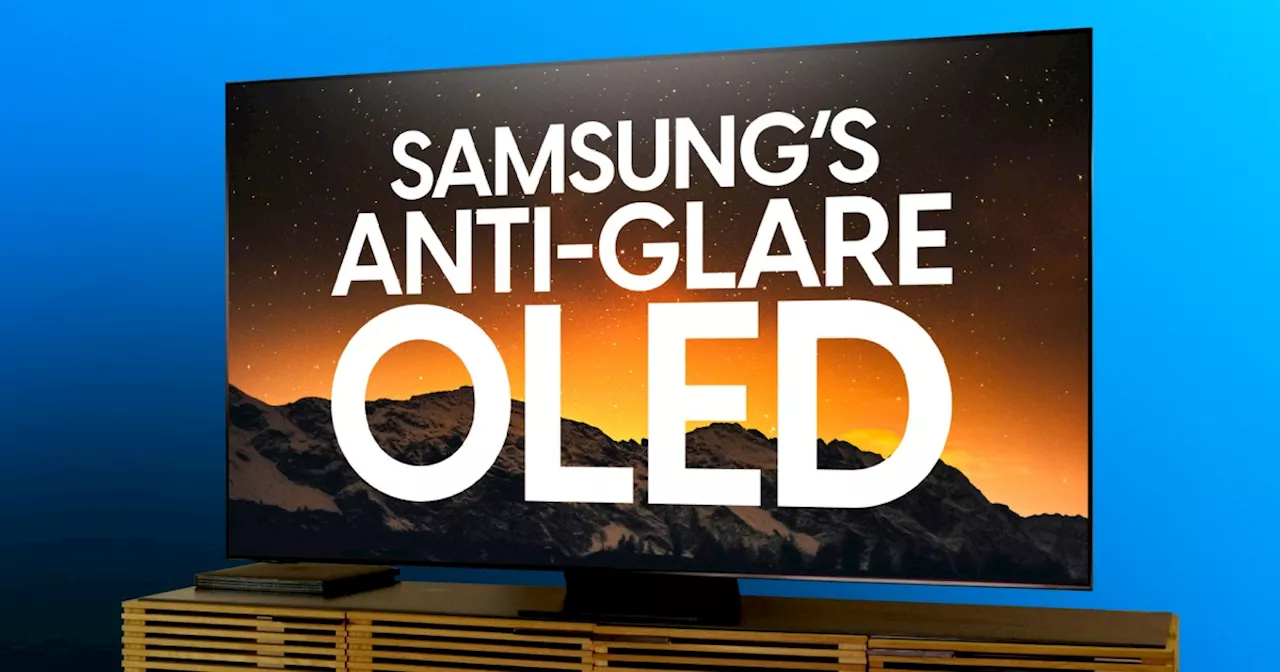 Staring deep into the anti-glare abyss of the Samsung S95D