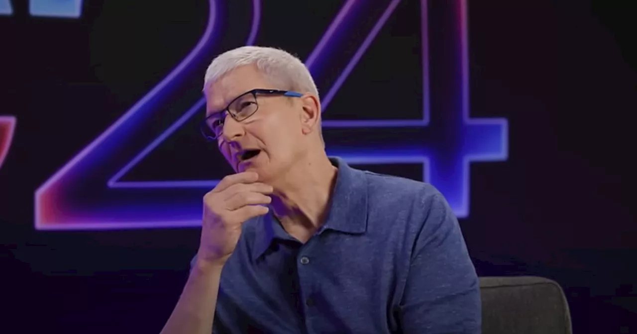 Watching Tim Cook defend the Magic Mouse is pure gold