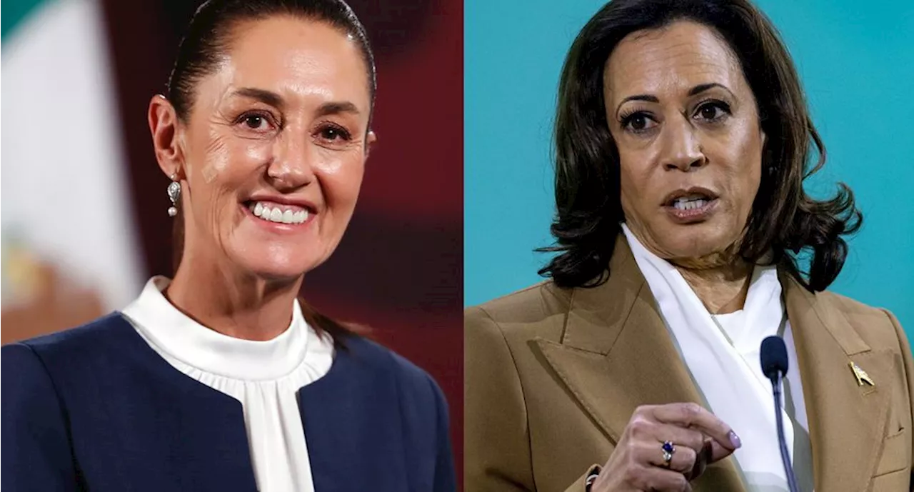 Claudia Sheinbaum y Kamala Harris hablan por teléfono sobre migración y energías limpias