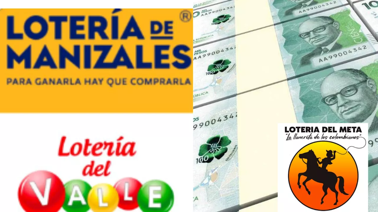 De: Lotería De Manizales, Meta Y Valle: Estos Son Los Resultados Y ...