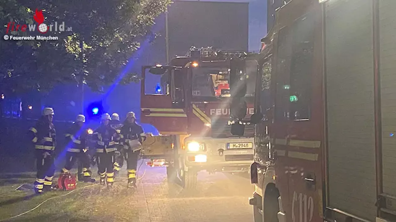 Bayern: Mehrere brennende Motorräder in Tiefgarage in München