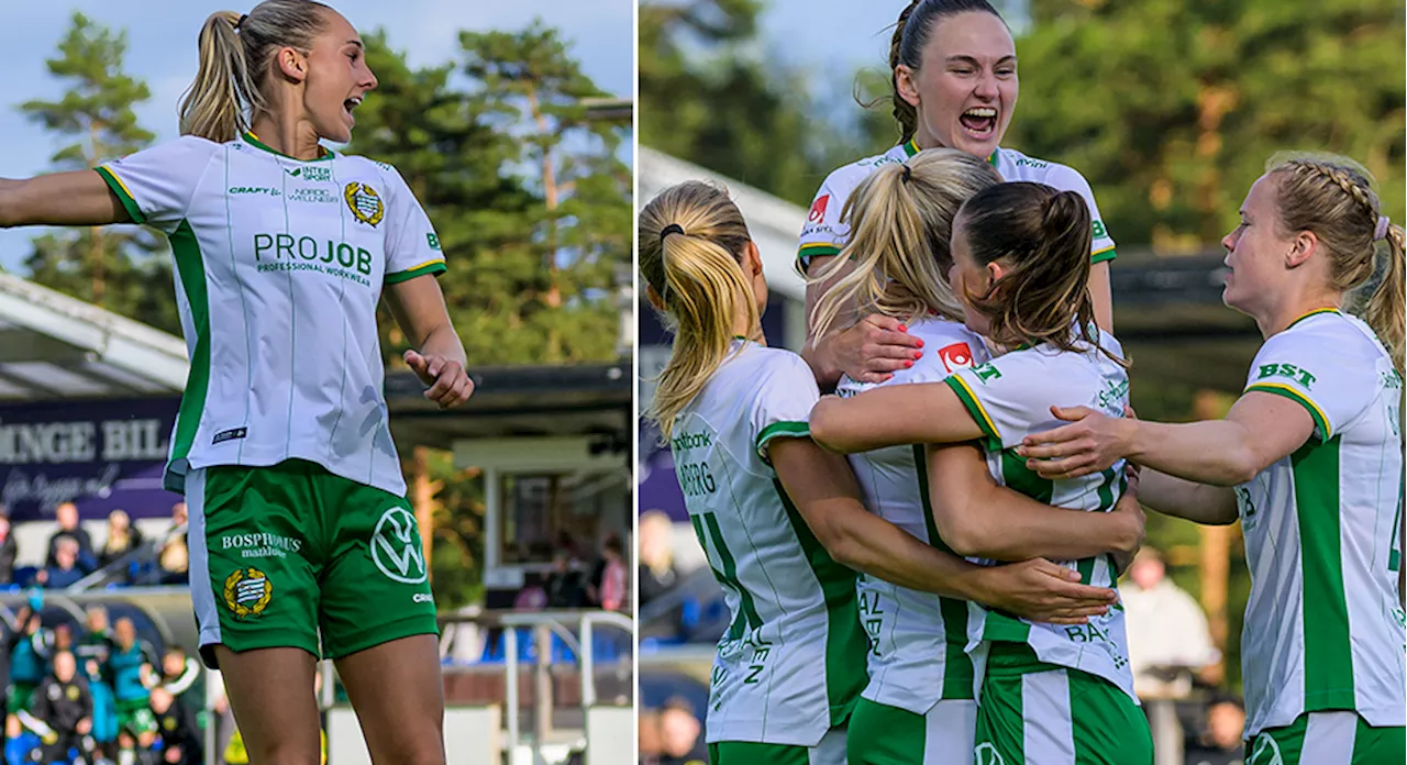 Hammarby bröt förlustsviten – Wangerheim tvåmålsskytt