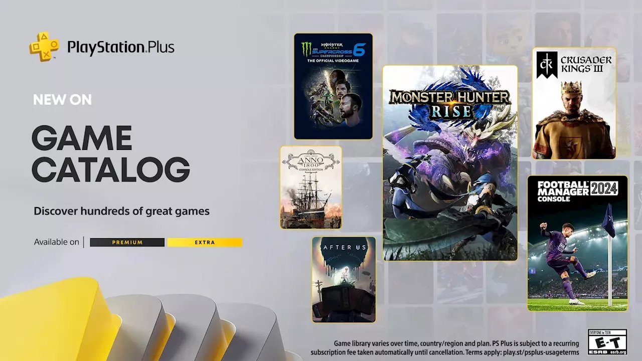 「モンスターハンターライズ」が登場！ PS Plus、海外向けゲームカタログ6月のラインナップ公開