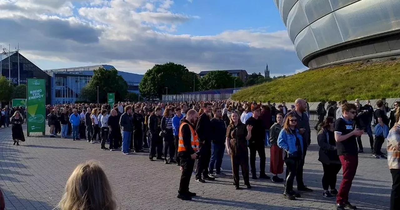 Glasgow gig-goers 'miss opening act' due to massive queues outside Hydro