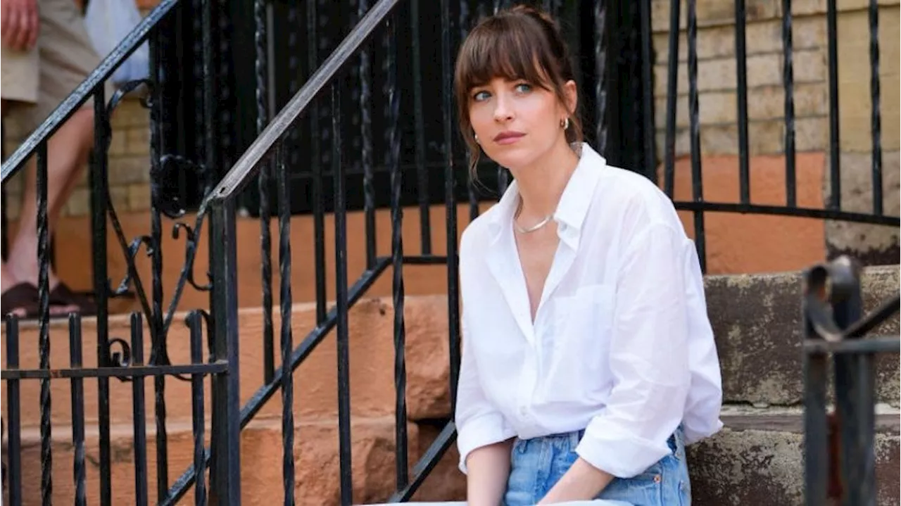 Did Dakota Johnson Just Prove She’s A Carrie Bradshaw Fan In This ‘Naked’ Dress?