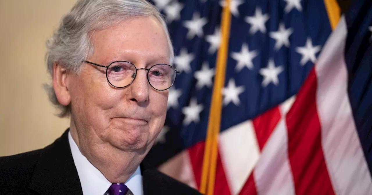 Mitch McConnell Shakes Hands With Trump, Putting Their Feud Behind Them