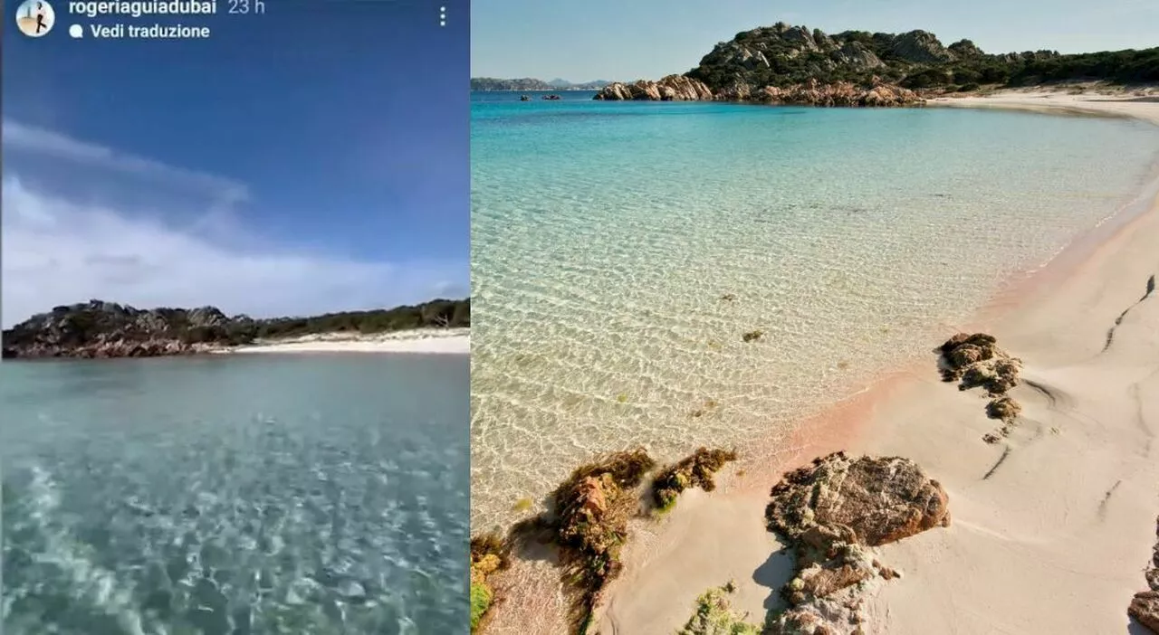 Influencer sbarca sulla spiaggia rosa di Budelli (vietata) e pubblica il video: multata, dovrà pagare 1.800 eu