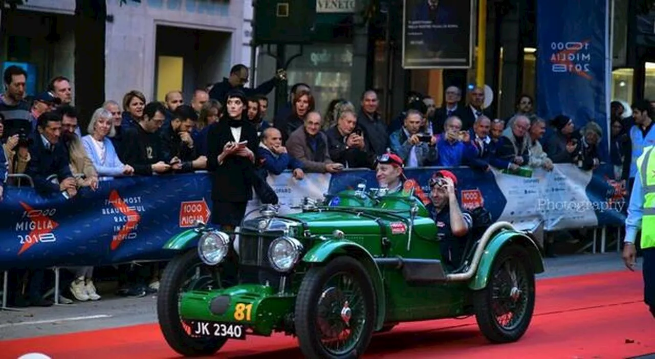 Roma, arriva la Mille Miglia: “sfilata” in via Veneto