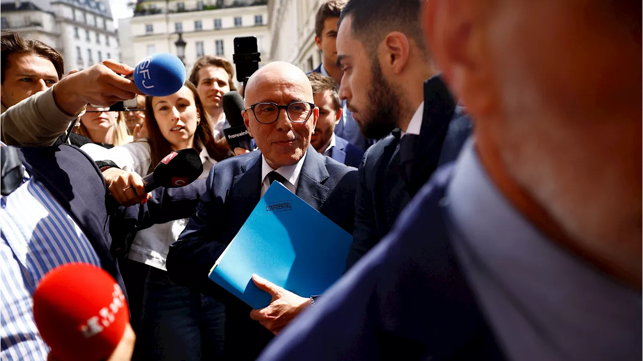 Eric Ciotti, líder de los Republicanos franceses, se niega a dejar el cargo