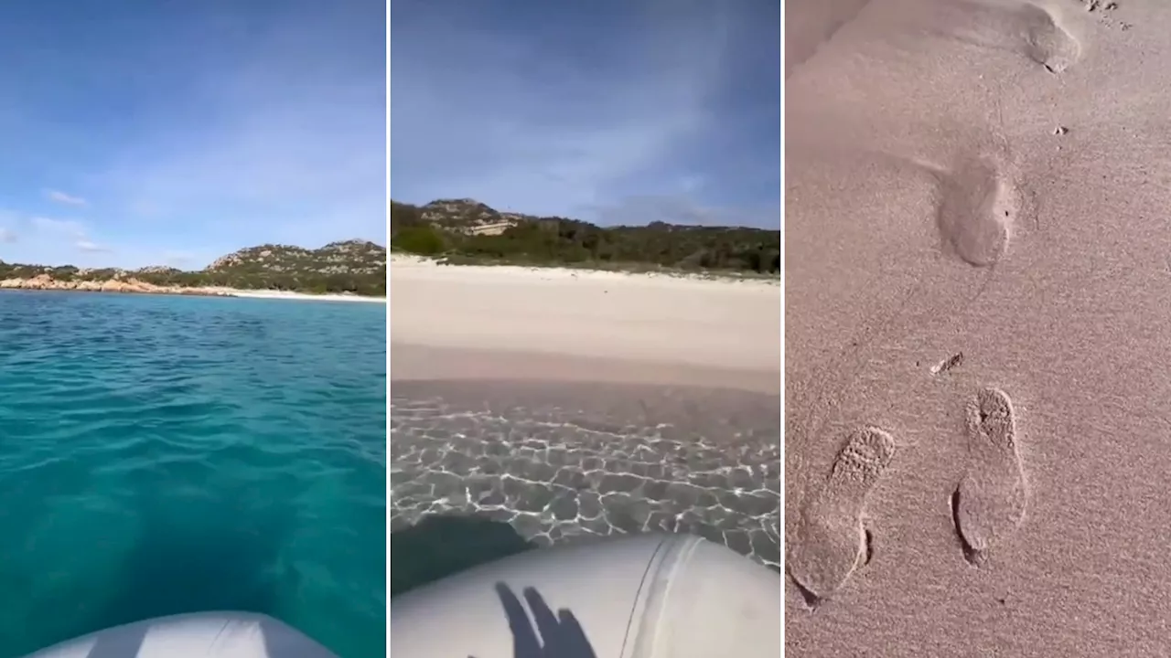 Ignora i divieti e sbarca sulla spiaggia rosa di Budelli: polemiche contro l'influencer brasiliana