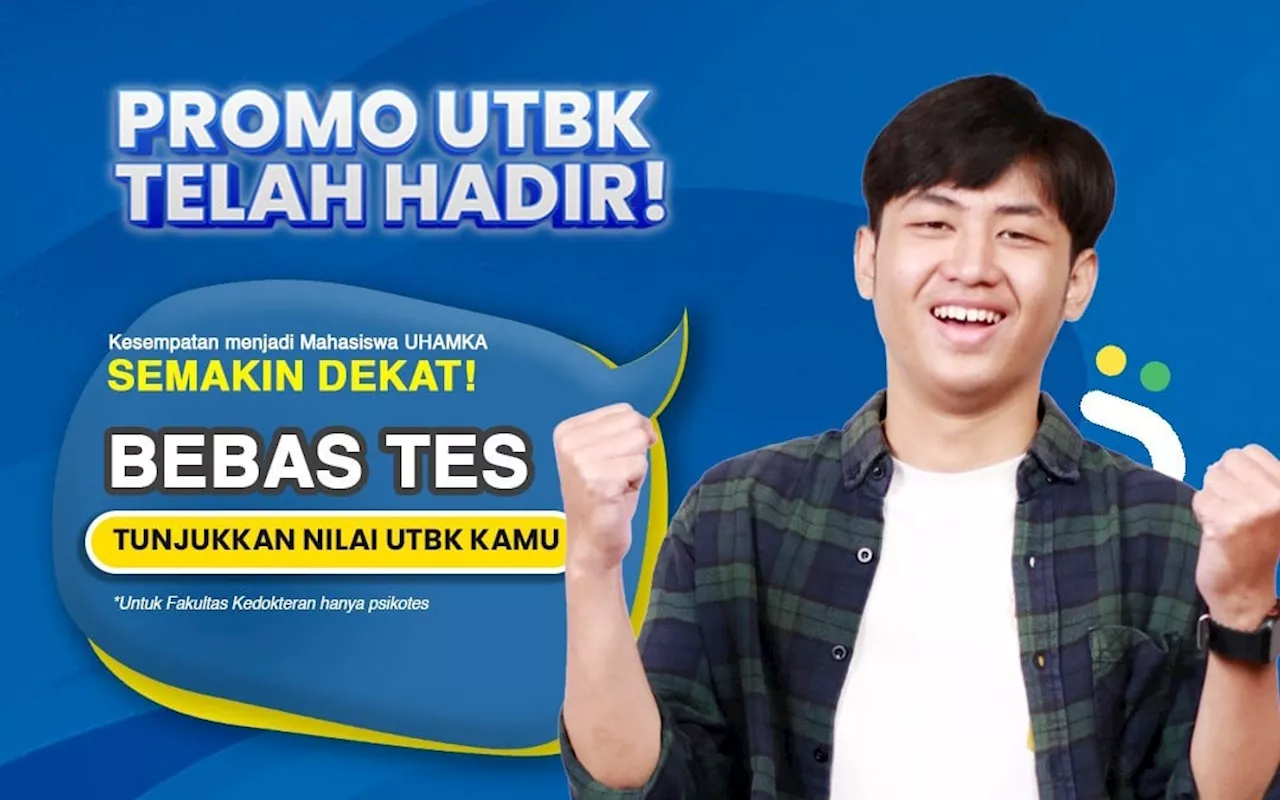 Uhamka Siap Terima Mahasiswa Tak Lulus Tes Masuk PTN, Ada Beragam Beasiswa