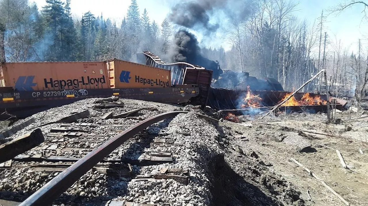 Canadian Pacific to pay $16,000 fine after 2023 train derailment in Maine