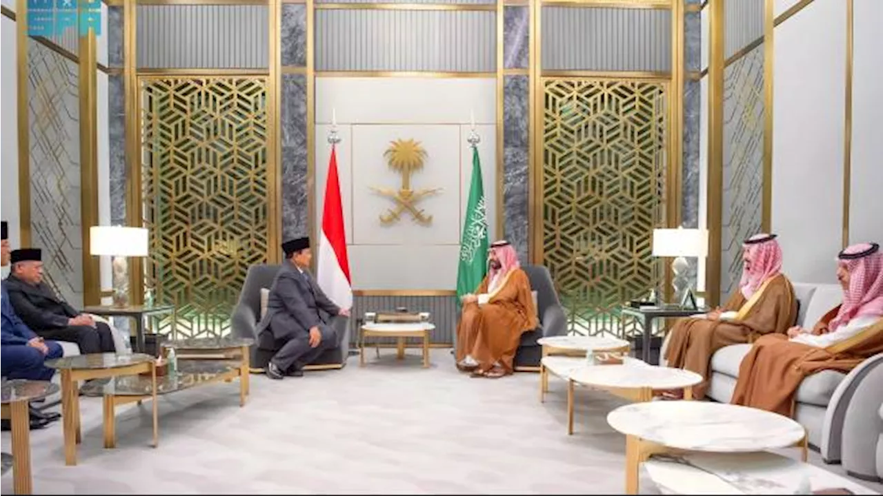 Menhan Prabowo Bertemu MBS di Arab Saudi, Bahas Isu Global dan Palestina