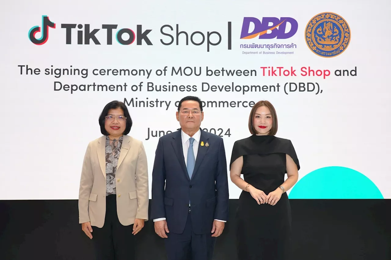 TikTok Shop ร่วมมือกรมการค้าฯ อัปสกิลดิจิทัลให้ SMEs ไทย 7,000 ราย