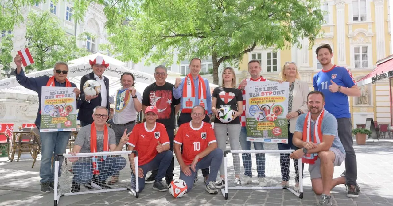 EM und Olympia: Wo man in der St. Pöltner City mitfiebern kann