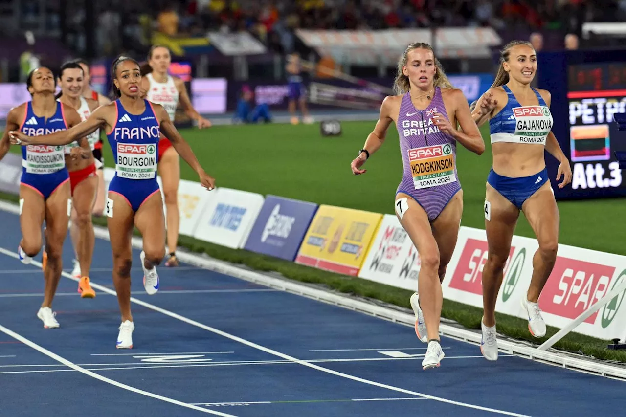 Athlétisme: la Française Anaïs Bourgoin médaillée de bronze européen sur 800 m