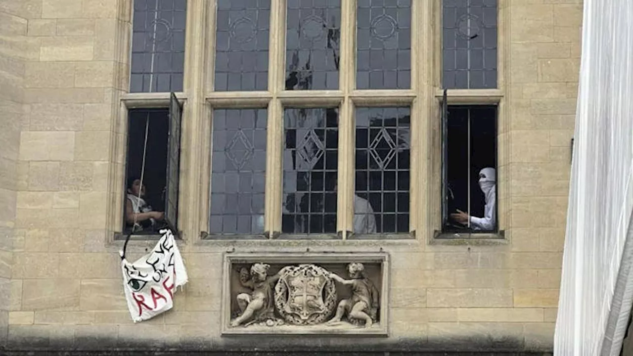 Oxford University cancels exams as pro-Palestine protesters storm campus