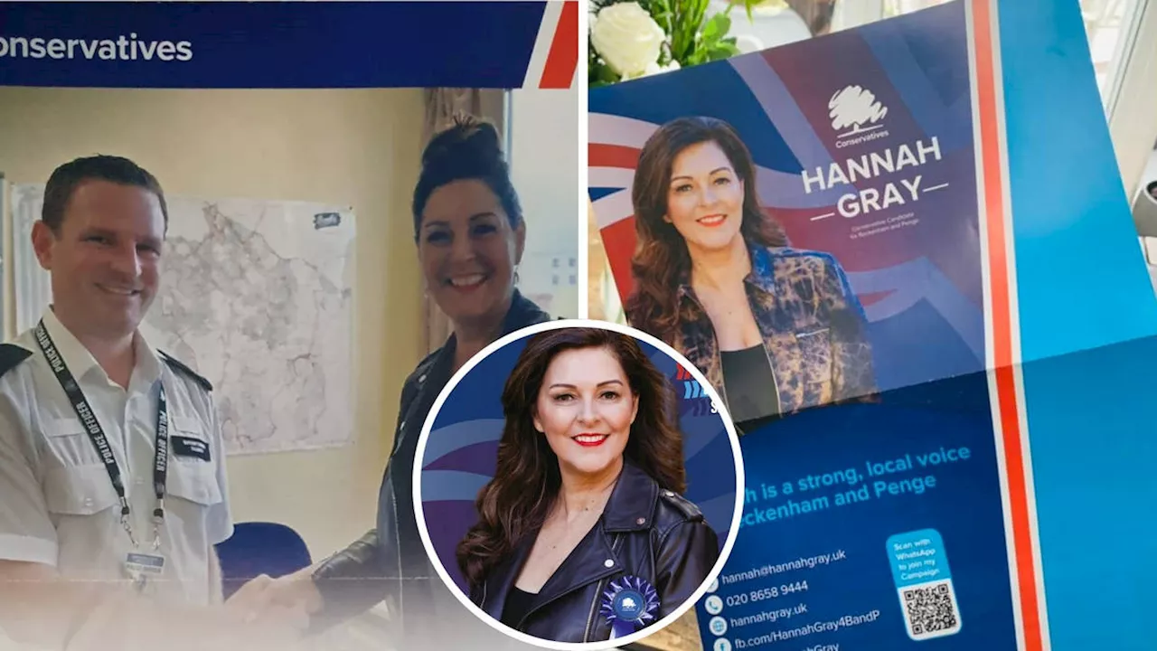 Tory candidate forced to withdraw campaign leaflets following Met police complaint over image