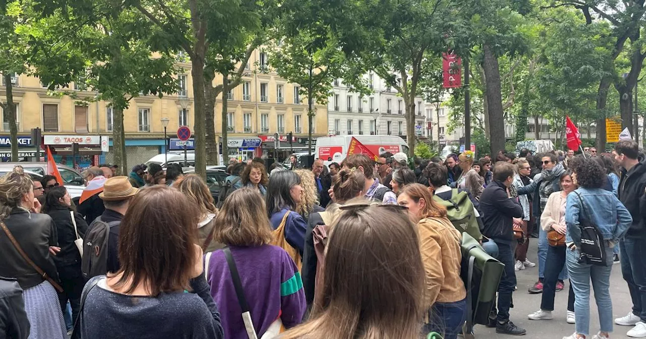 À Belleville, mobilisation des acteurs du spectacle vivant contre l'extrême droite